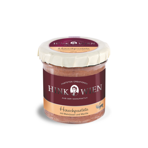 Hink Hirschpastete mit Walnüssen und Marille 130g