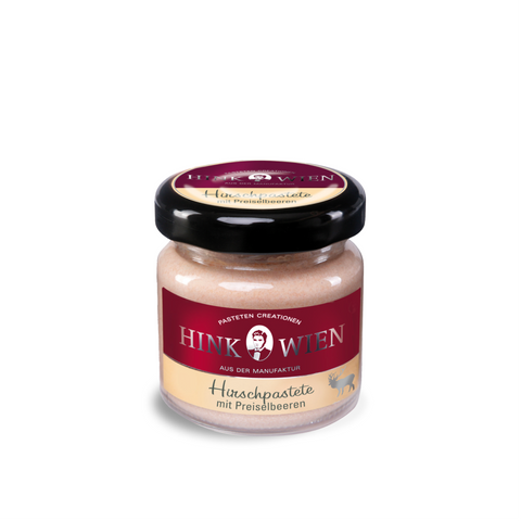 Hink HirschpastetemitPreiselbeeren 40g